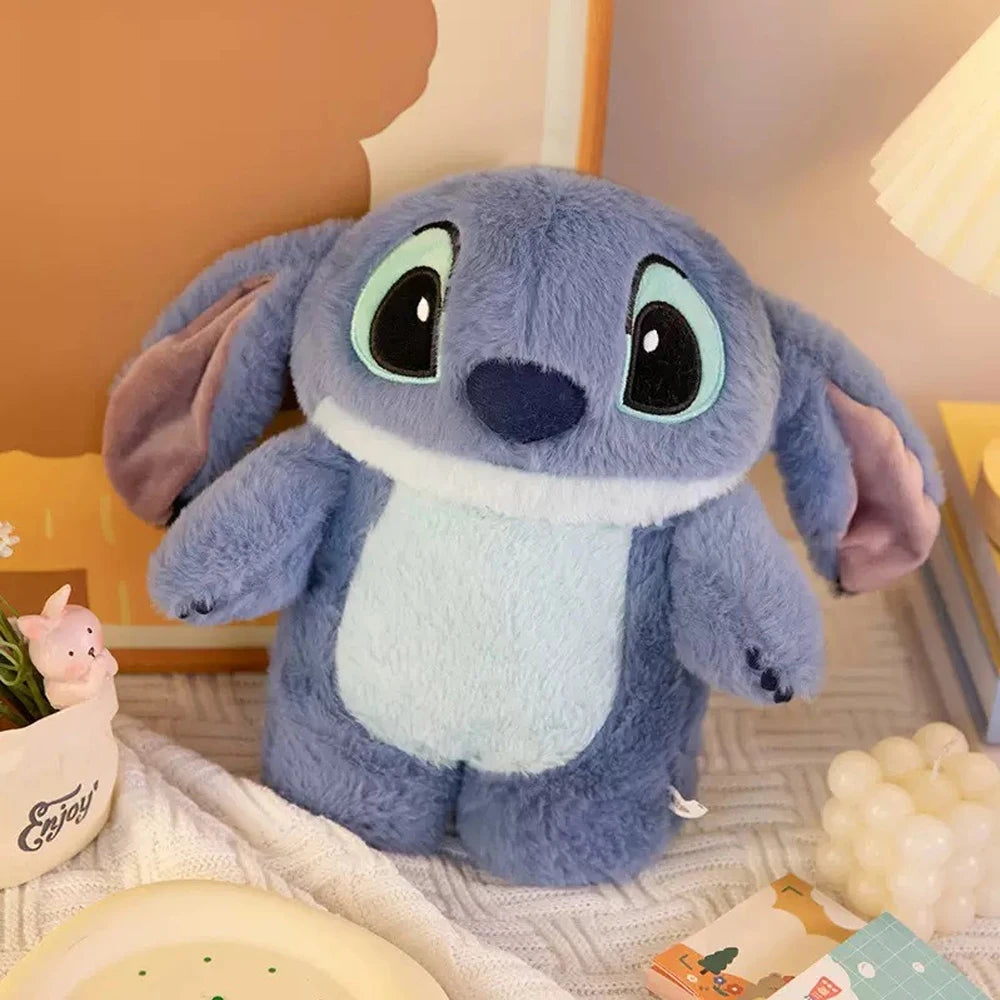 Disney Stitch Plush Hand Warm Bottle Hot Water Bottles Kawaii Soft Winter Portable Warm Hand Bag Anime Toys Christmas Gift