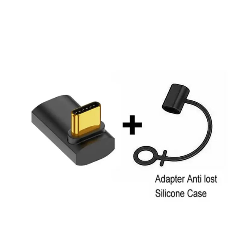 USB4.0 40Gbps OTG C-type 90 degree Adapter 100W 5A USB C to Type C Fast Charging Converter USB C Data Adapter For Macbook 8K60HZ