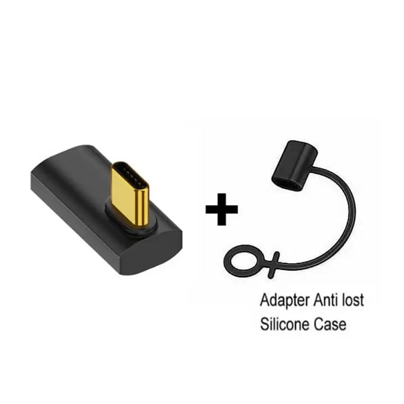 USB4.0 40Gbps OTG C-type 90 degree Adapter 100W 5A USB C to Type C Fast Charging Converter USB C Data Adapter For Macbook 8K60HZ