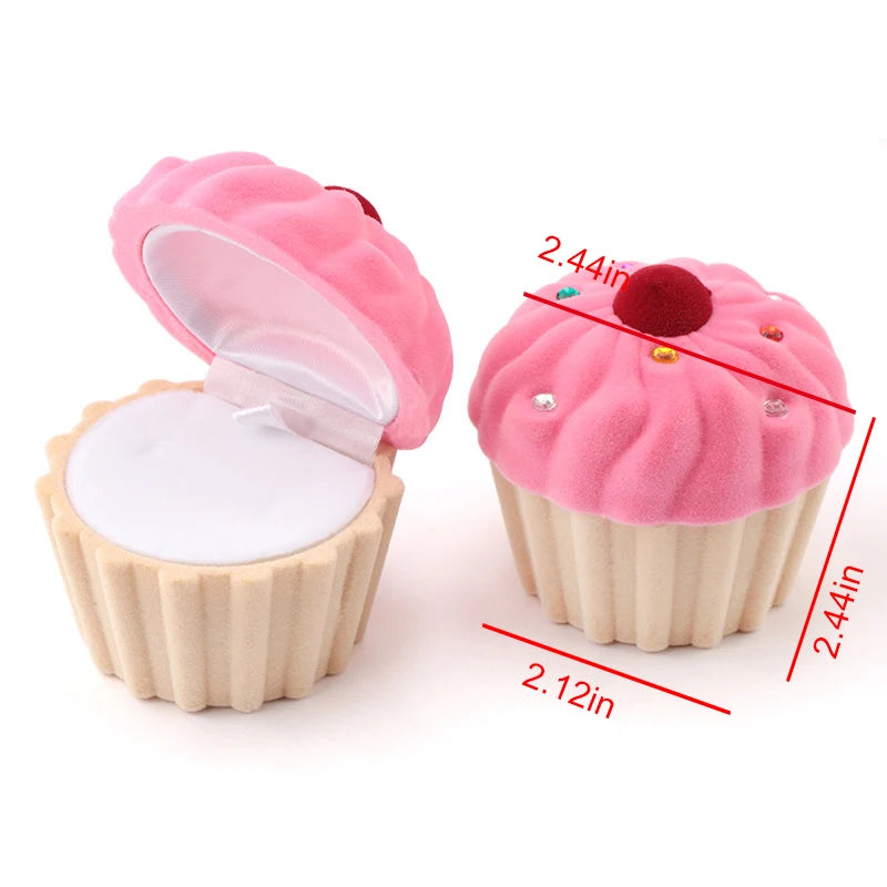 1 Piece Lovely Velvet Jewelry Box Container Wedding Ring Box for Earrings Necklace Bracelet Display Gift Box Holder 16 styles