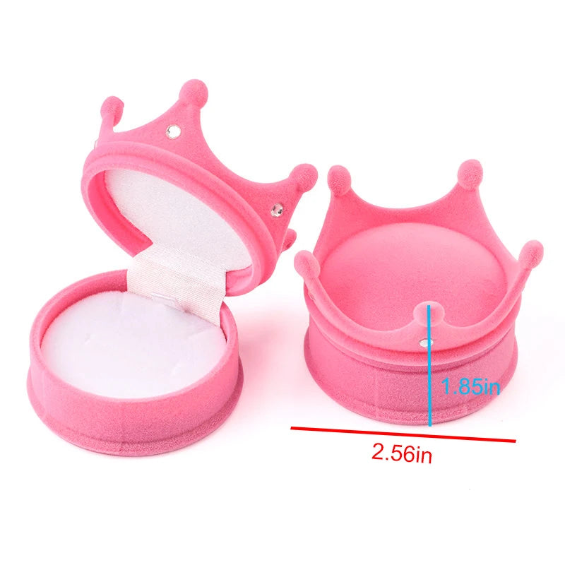 1 Piece Lovely Velvet Jewelry Box Container Wedding Ring Box for Earrings Necklace Bracelet Display Gift Box Holder 16 styles