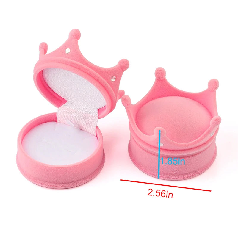 1 Piece Lovely Velvet Jewelry Box Container Wedding Ring Box for Earrings Necklace Bracelet Display Gift Box Holder 16 styles