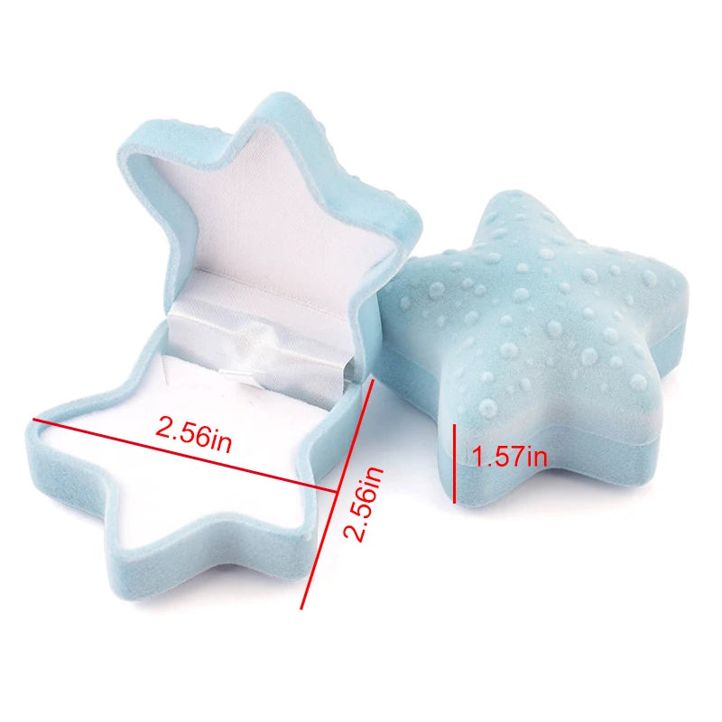 1 Piece Lovely Velvet Jewelry Box Container Wedding Ring Box for Earrings Necklace Bracelet Display Gift Box Holder 16 styles