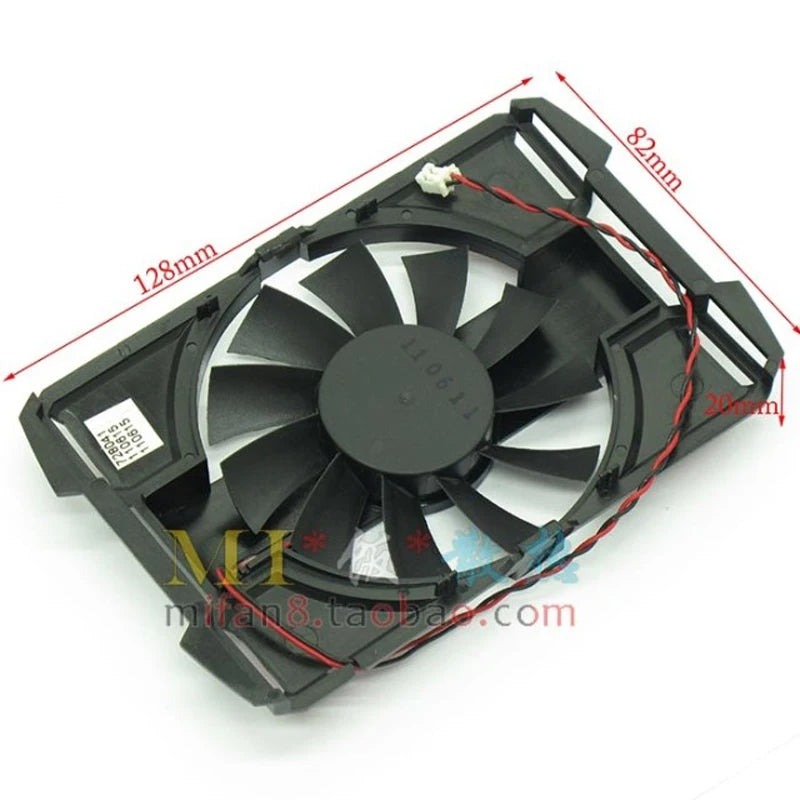 VGA Cooler,Video Card Cooling Fan,R128015SM,With Frame,For ASUS GT630 2GD3 EAH5570 EAHG 4670 6570 6670 R7 350 Graphics Cards