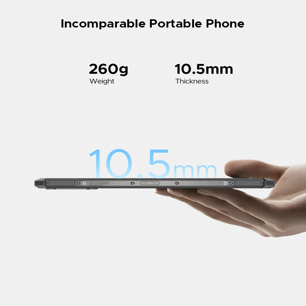 Global Version DOOGEE Blade GT Ultra 5G Rugged Phone Dimensity 7300 6.72" 16GB 512GB 10.5mm Ultra-thin Light Effect Cell Phone