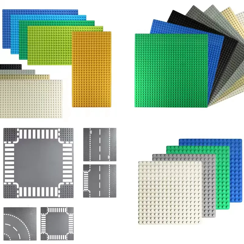 Classic Base Plates 32x32x16x16 Dots MOC DIY Plastic Bricks Baseplates City Dimensions Building Blocks Figures Construction Toys