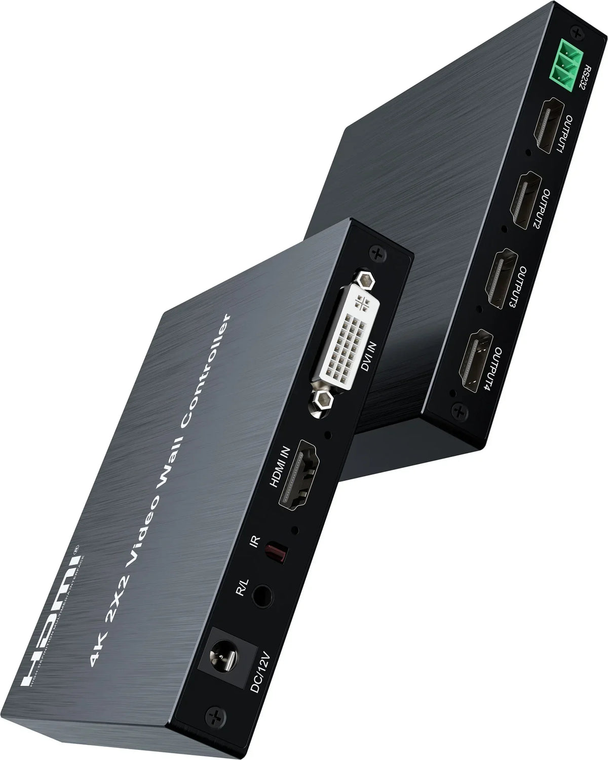 4K 2x2 HDMI TV Wall Controller Multi Monitor Splicing Processor 1X2 1X4 1X3 2X1 3x1 4X1 Video Wall Stitching Box Screen Splicer