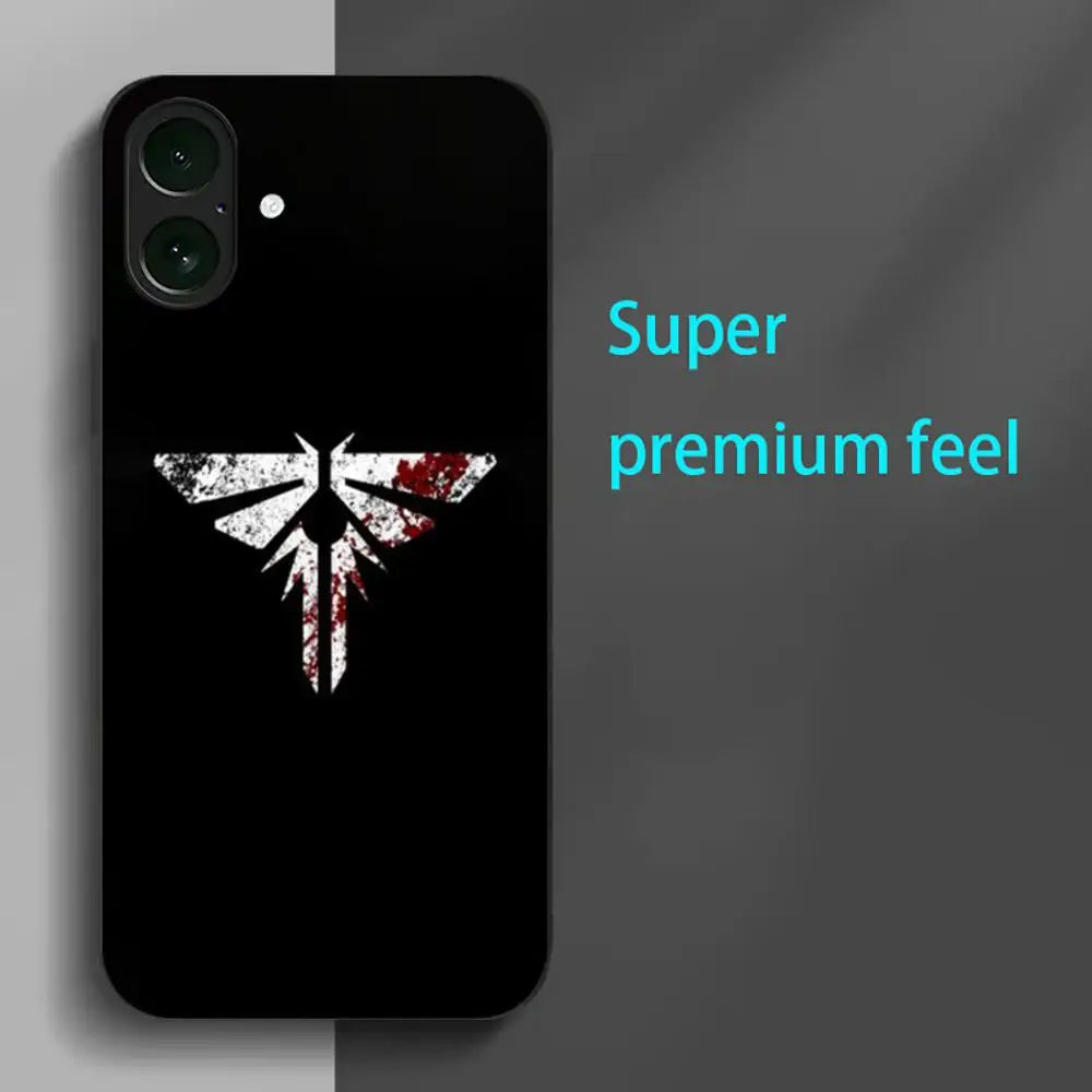 thelastofusES Phone Case For iPhone 16 15 14 13 12 11 X XR XS XSMAX 8 Plus Mini Pro Max Soft Black Phone Cover