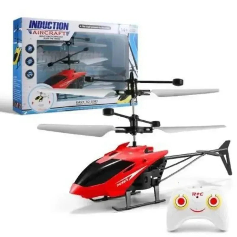 Mini RC Drone Rechargeable No Remote Control RC Helicopters Drone Toys Induction Hovering Safe Fall-resistant Rc Airplane