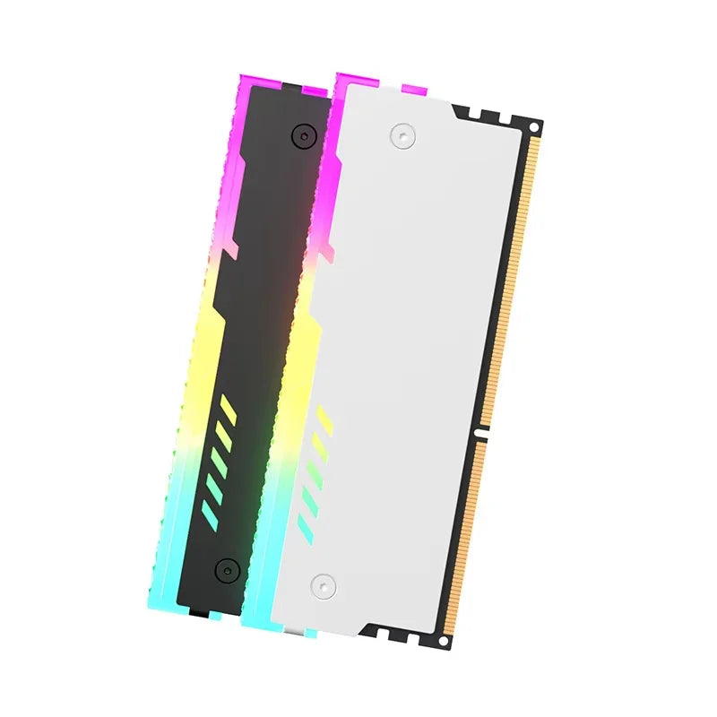 PC Memory Heatsink RM-1 RAM Cooling Vest 5V-3PIN ARGB RAM Heatsink Aura Sync for Desktop Computer Memory DDR3 DDR4 DDR5 DDR2