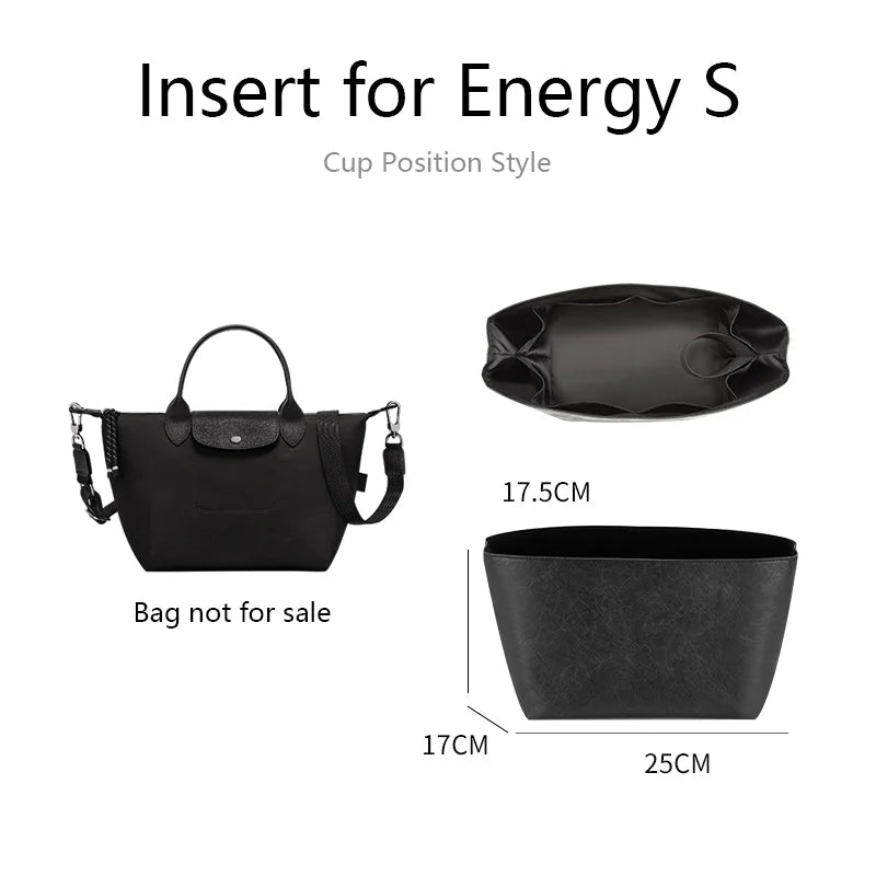 Bag Organizer Insert For Longchamp Energy Small Medium Mini Bag Dupont Paper Bag Support Bag Insert Inner Bag Bag Accessories