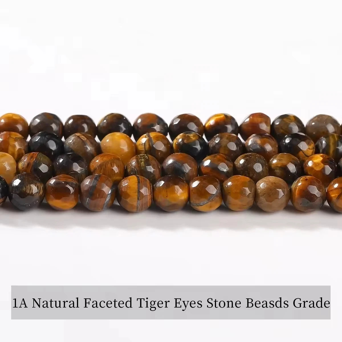 Natural Stone Yellow Red Blue Tiger's Eye Bead Round Loose Spacer Bead 4-12mm For Jewelry Making Diy Necklace Bracelet Accessoy
