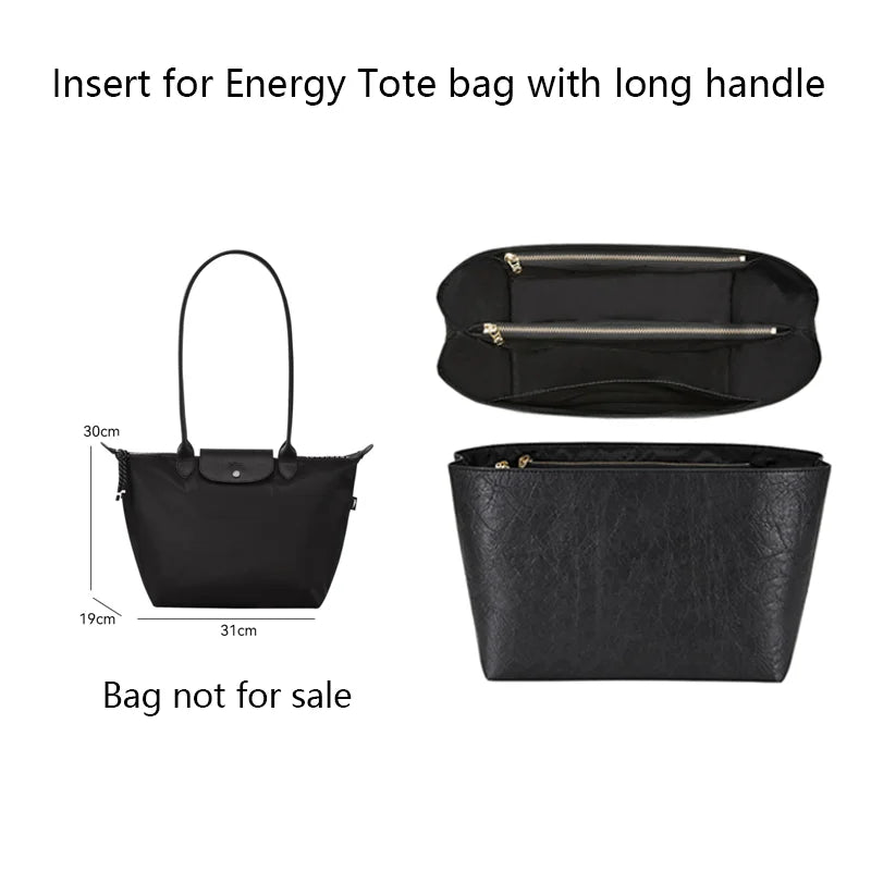 Bag Organizer Insert For Longchamp Energy Small Medium Mini Bag Dupont Paper Bag Support Bag Insert Inner Bag Bag Accessories