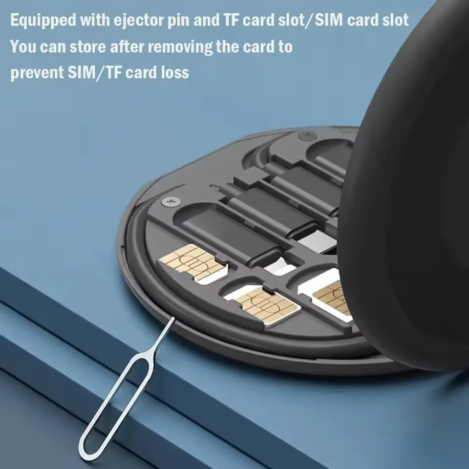 PD 60W Multifunctional USB Type C Data Cable Set Fast Charging For iPhone Xiaomi Samsung Charger Adapter Pin Storage Travel Box