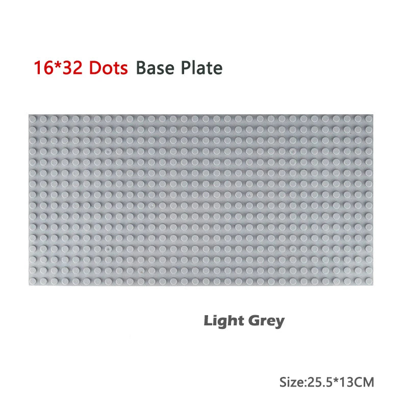 Classic Baseplate 32*32 16X32 16X16 Dots Building Blocks Bricks Base Plates DIY Plastic Board Building Blocks Construction Toys
