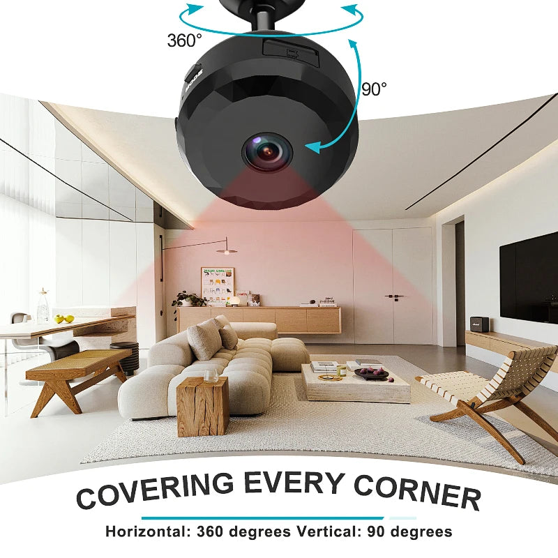 Wireless Mini Camera Smart Home WiFi Surveillance Camera Video Recorder Security Camera Baby Monitor Pet Dog Camera CCTV Camera