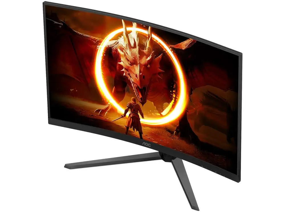 AOC Gaming Gamer Monitor 32 "QHD 180Hz VA 0,5Ms HDMI DisplayPort - Bivolt