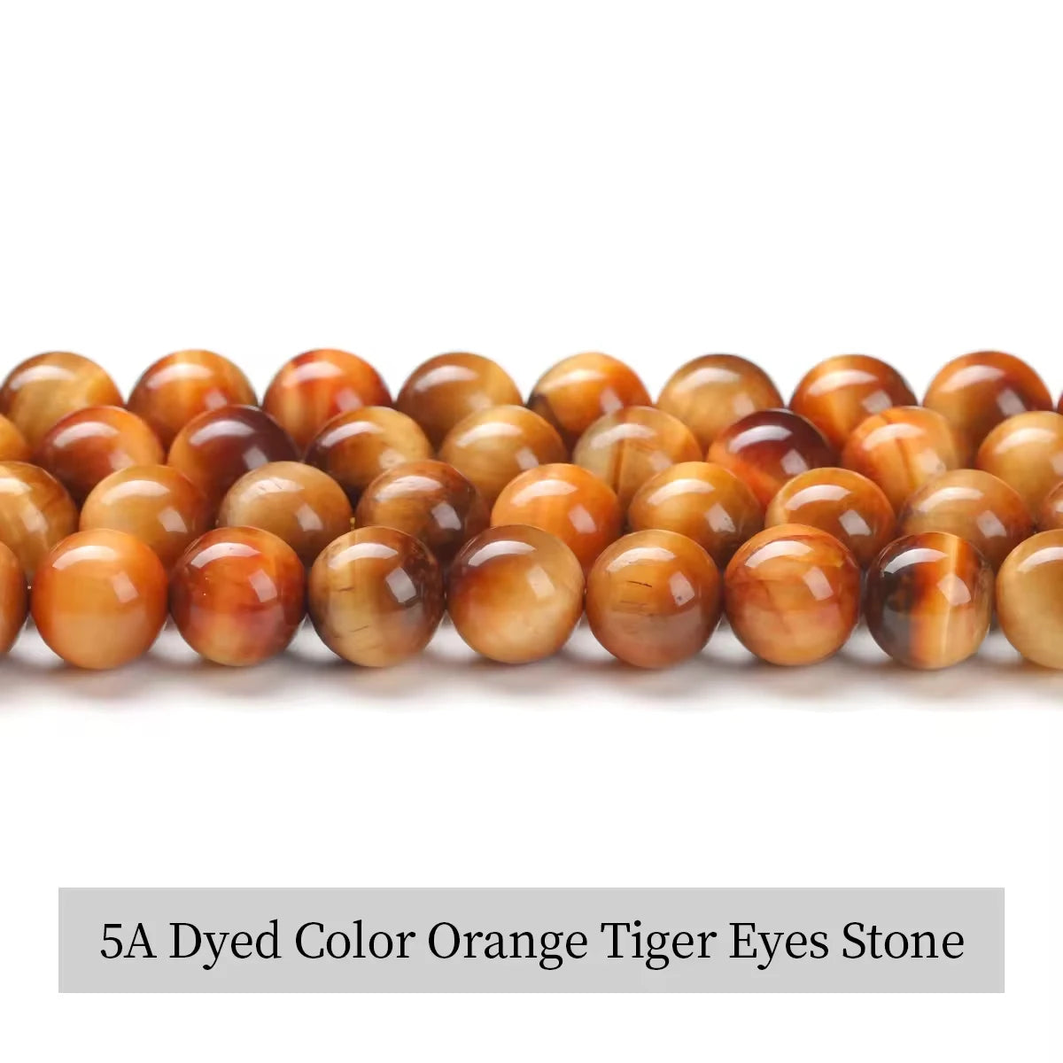 Natural Stone Yellow Red Blue Tiger's Eye Bead Round Loose Spacer Bead 4-12mm For Jewelry Making Diy Necklace Bracelet Accessoy