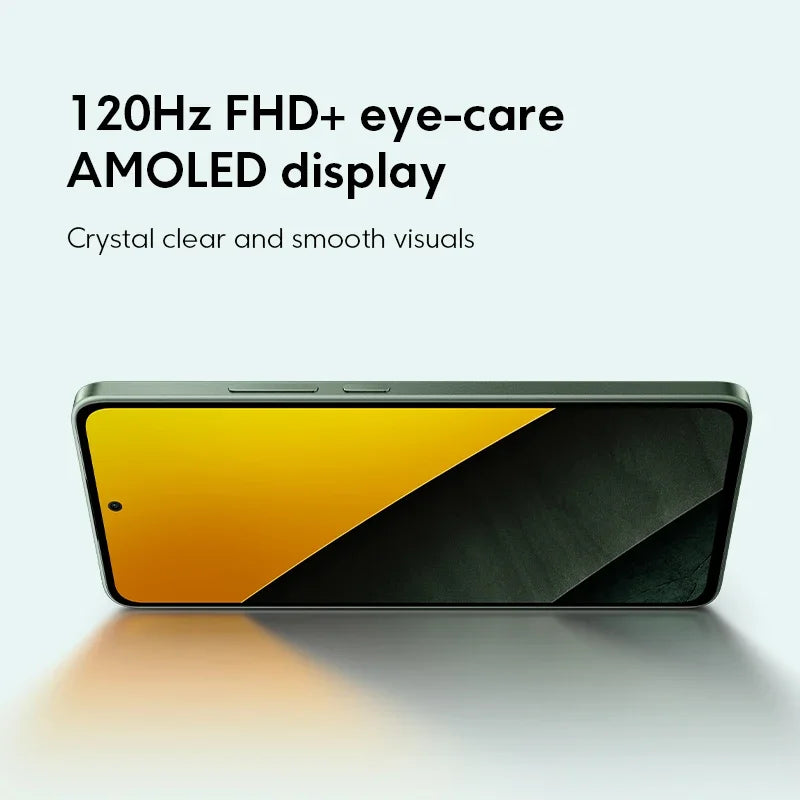 【Brand+】Newest POCO M7 Pro 5G Global Version Dimensity 7025-Ultra 120Hz FHD+ Eye-care AMOLED Display 5110mAh Battery NFC