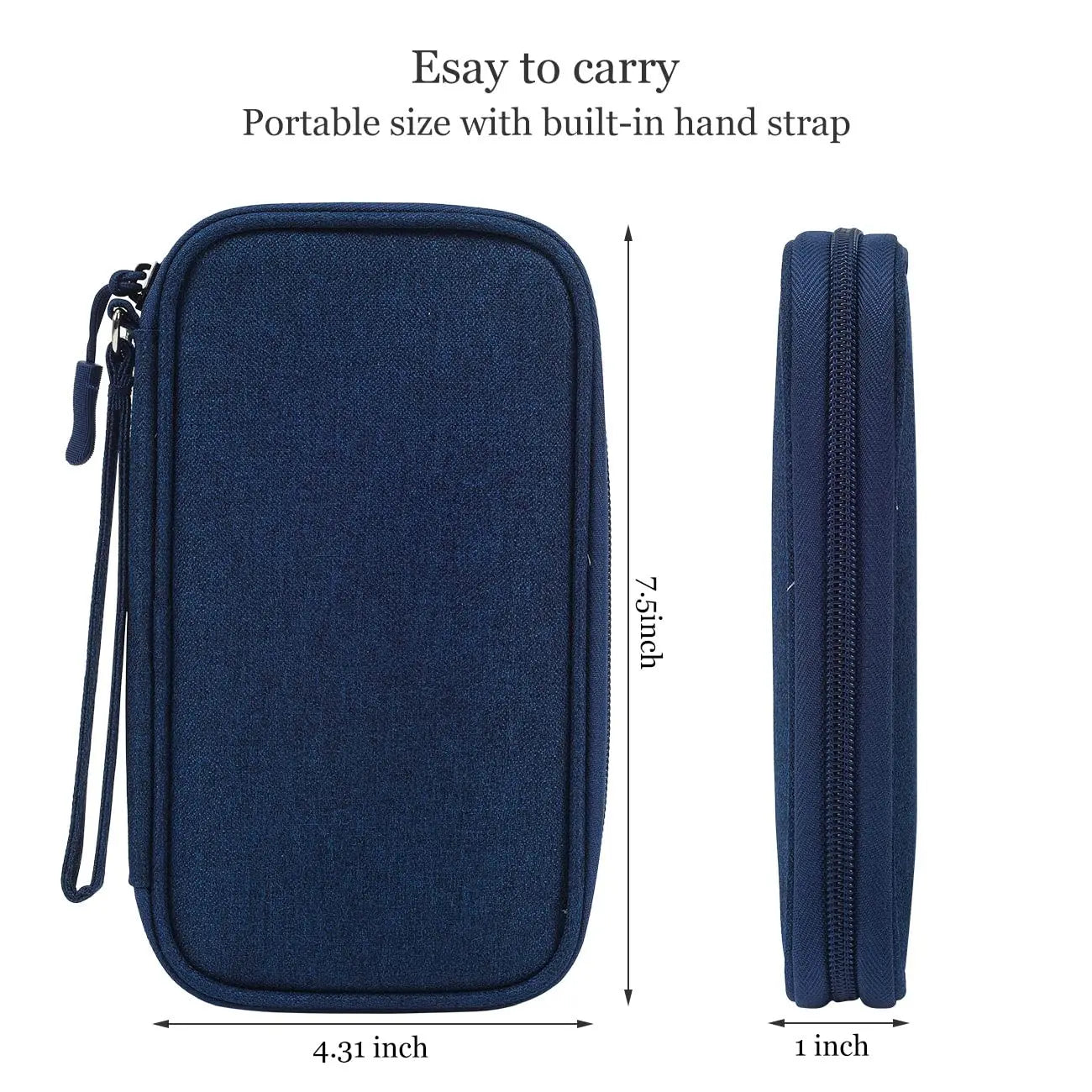 1pc Electronic Organizer Small Travel Cable Organizer Bag, Digital Gadget Organizer Case, Waterproof Travel Gear Storage