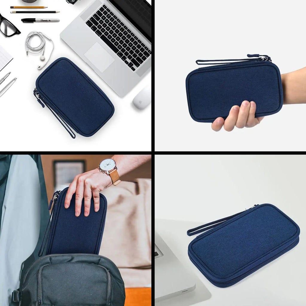 1pc Electronic Organizer Small Travel Cable Organizer Bag, Digital Gadget Organizer Case, Waterproof Travel Gear Storage