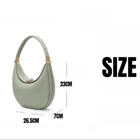 Medium Moon Bend Bag Crescent Bag Shoulder Crossbody Women's Bags Soft Wearable Simple Peplum