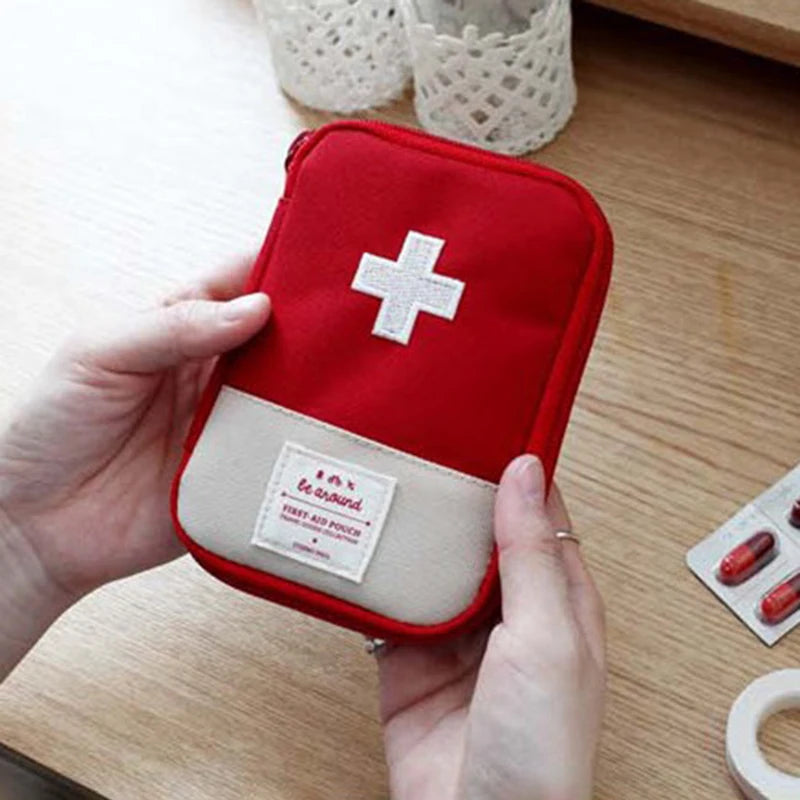 5 colors Mini Portable Travel First Aid Kit - Emergency Medicine Bag Storage Box for Outdoor Camping Survival Pouch medicine org