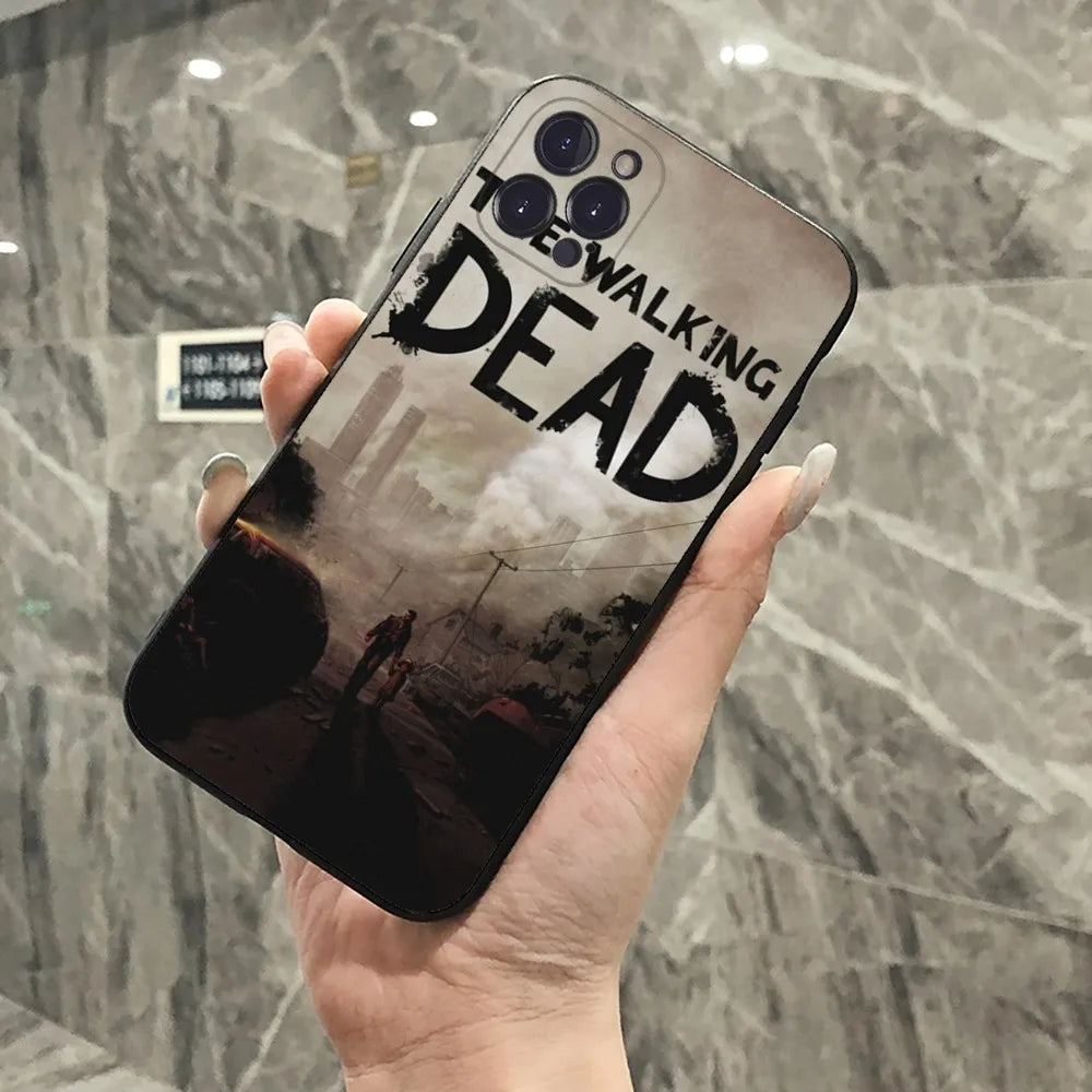 The Walking Dead Phone Case For iPhone 15 14 11 12 13 Mini Pro XS Max Cover 6 7 8 Plus X XR SE 2020 Funda Shell