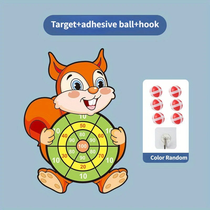 Educational Games Dart Board Kids Toy Stickey Ball Dart Indoor Sports Child Montessori Games for Children Gifts baby toys