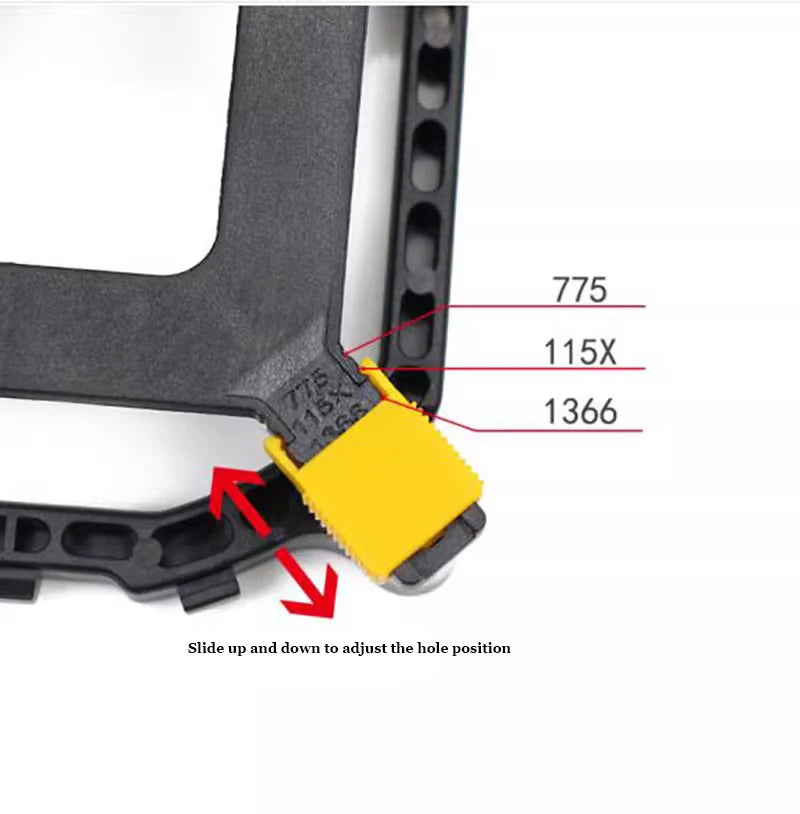 LDPCSJ Intel CPU heat sink base bracket suitable for 1150/1151/1155/1156/1366/2011