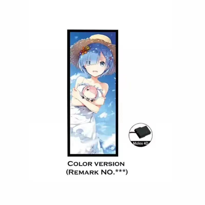 DIY RGB Lighting Panel For PC Case Decoration,VGA Backplate Side Board Symphony A-RGB Colorful RGB AURA SYNC MOD Water cooling