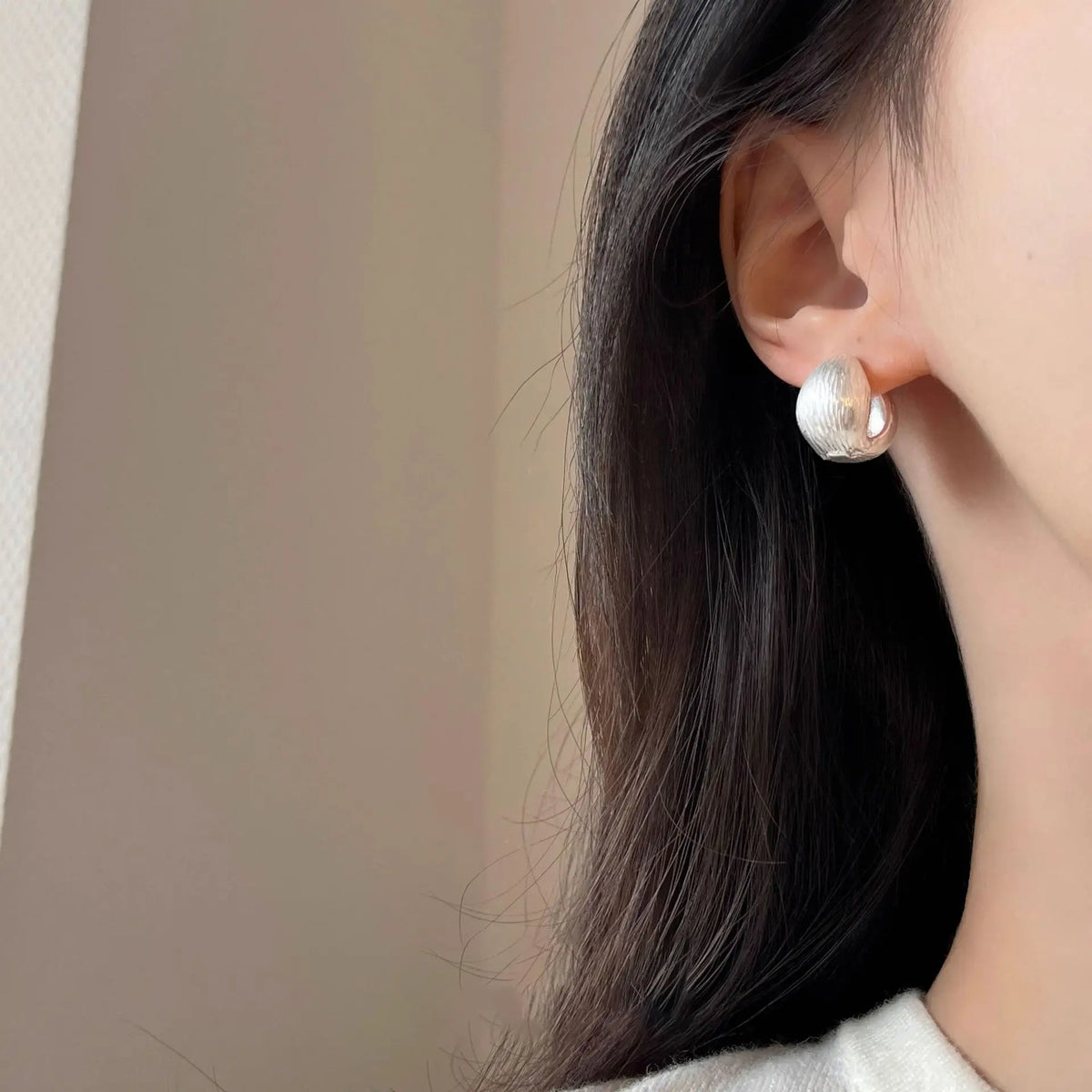 New 925 Sterling Silver Stud Earrings Golden Pretzel Clear CZ Geometric Punk For Women Girl Gift Jewelry Dropshipping Wholesale