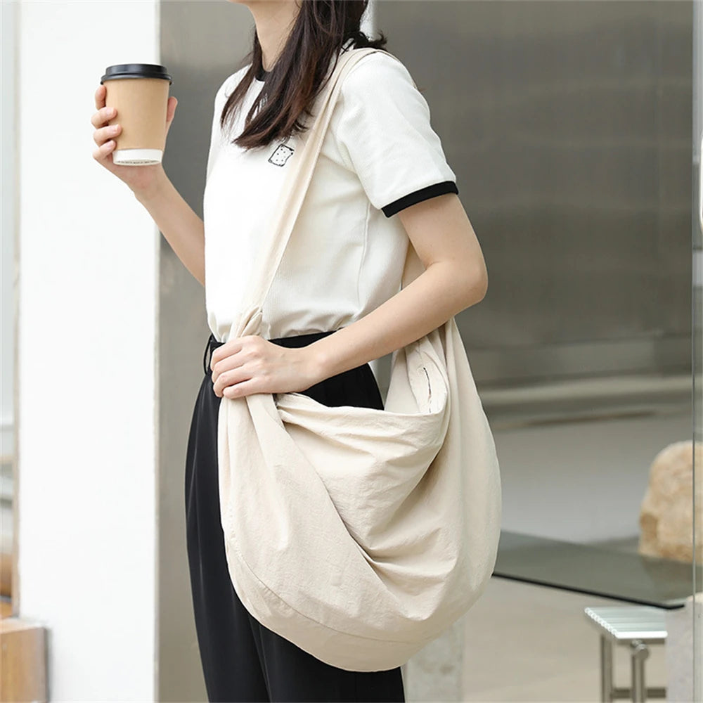 Unisex Large Capacity Crossbody Bags Ladies Daily Street Fanny Packs Men Hip-hop Harajuku Workout Travel Shoulder Bags Bolsa