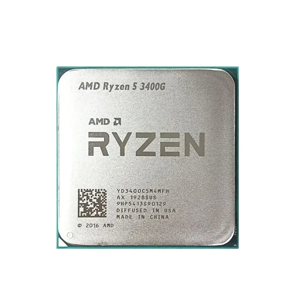AMD Ryzen 5 3400G 4-Core 8-Thread Special offer CPU Processor New PCIe 3.0 DDR4 TDP 65W R5 3400g Socket AM4 but without cooler