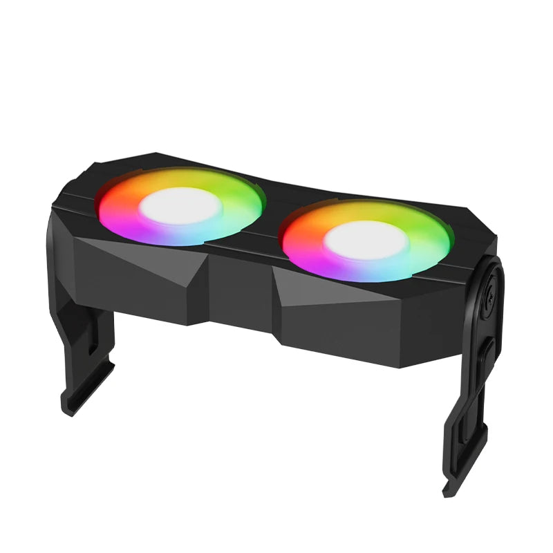 Power Train Z-X5 ARGB divine light synchronous Memory Cooling Radiator Dual Fan supports DDR2/DDR3/DDR4/DDR5