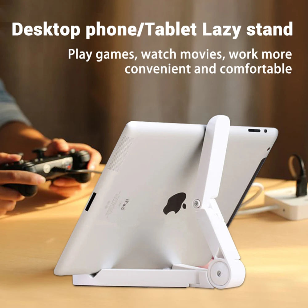 Universal Tablet Holder Desktop Folding Simple Easy To Carry Mobile Phone Fixed Tablet Stand For iPhone iPad Xiaomi Tablet Stand