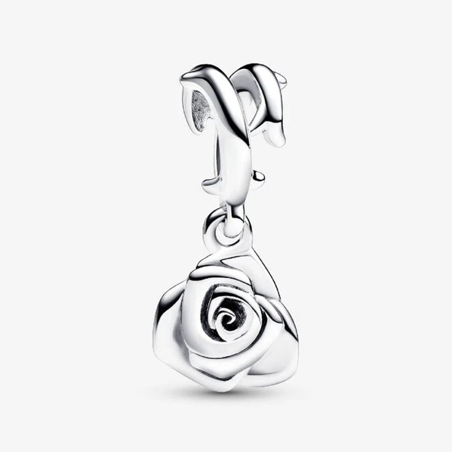New 925 Silver Lucky Sparkling Love Cannibal Flower Beads Hot Selling Eternal Monster Gem Pendant Fashion DIY Charm Jewelry Gift