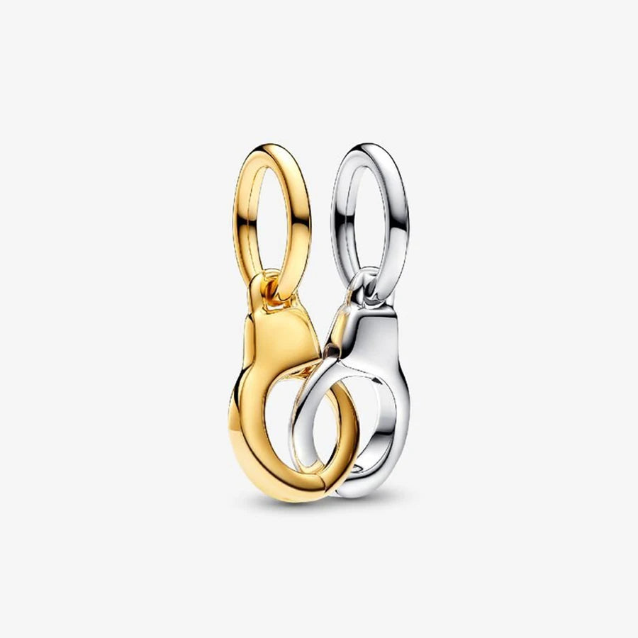New 925 Silver Gold Bear Love Dog Bead Eternal Lucky Leaf Pumpkin Car Pendant Fashionable DIY Charm Exquisite Jewelry Gift