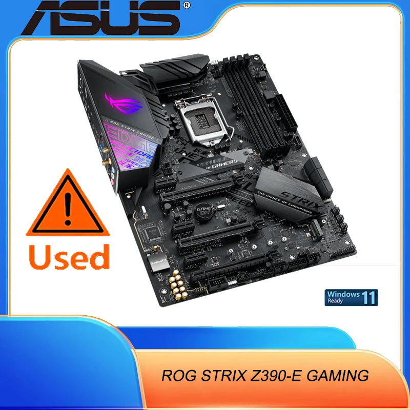 ASUS ROG Strix Z390-E Gaming LGA 1151 (300 Series) Intel Z390 SATA 6Gb/s ATX Intel Motherboard