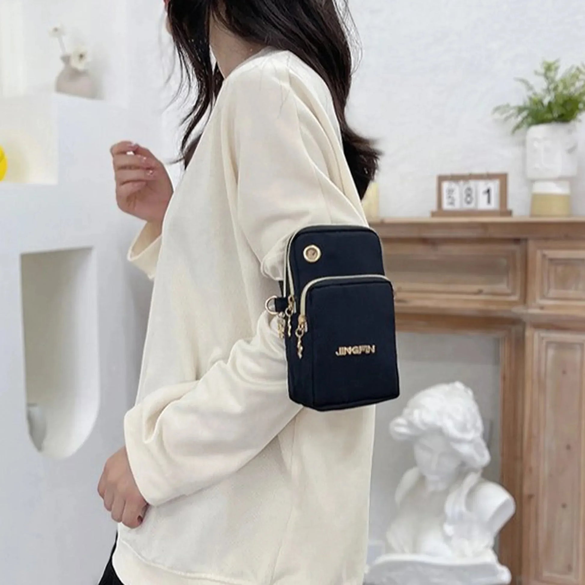 2025 New Women's Slant Mini Bag, Mobile Phone Bag, Fashion Mom Money Bag