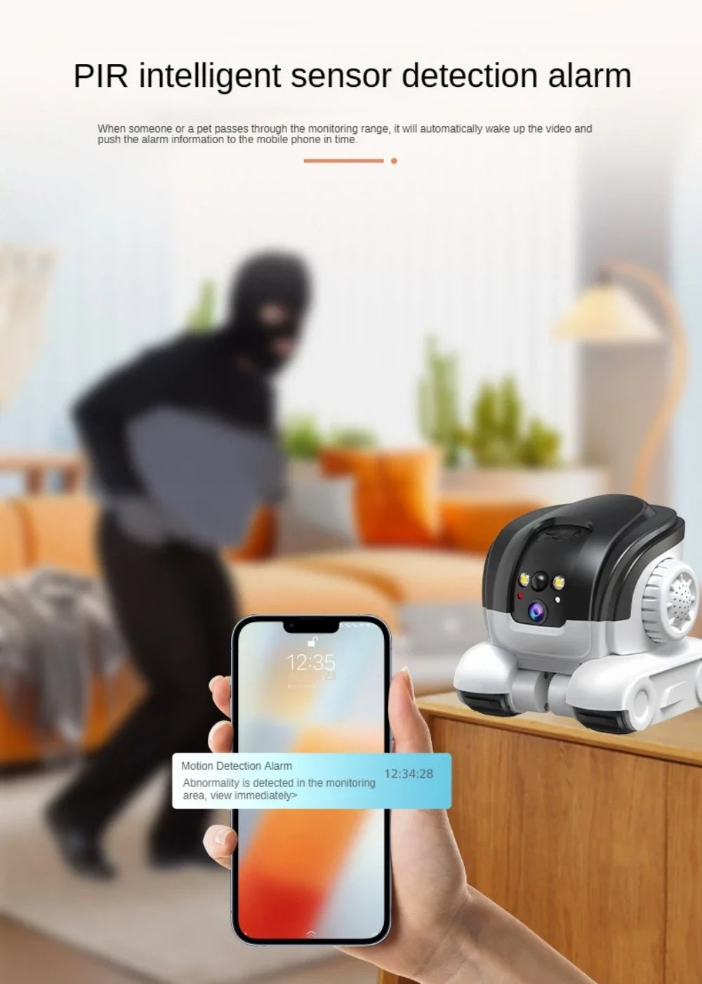 3MP HD WIFI Camera PTZ IP Security Protection Surveillance Camera Auto Tracking Baby Pets Monitor Smart Home Robot Cameras
