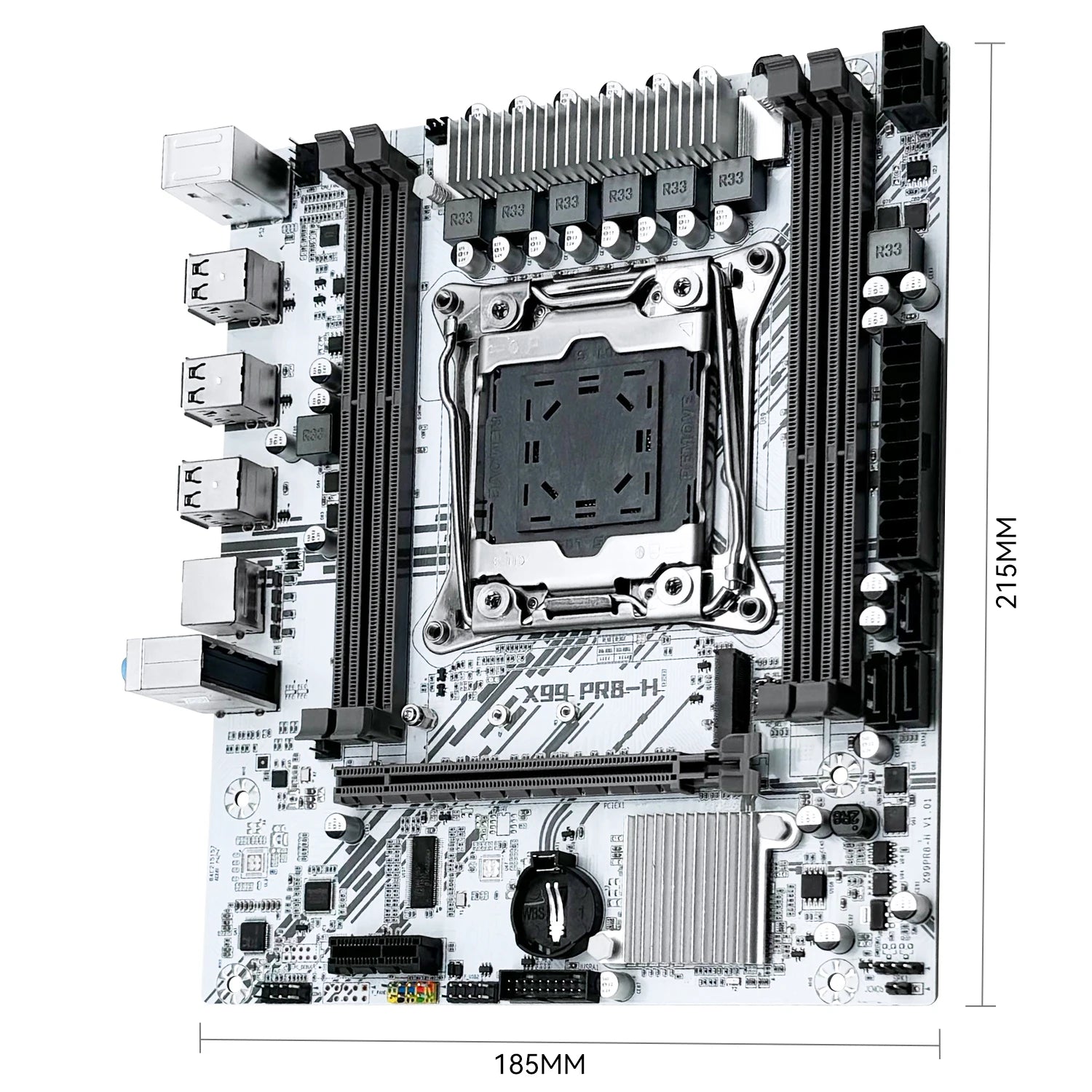MACHINIST PR8-H X99 Motherboard LGA2011-3 With Intel Xeon E5 2676 V3 CPU Dual-channel DDR3 16Gb 1333MHz RAM for Gaming Computer