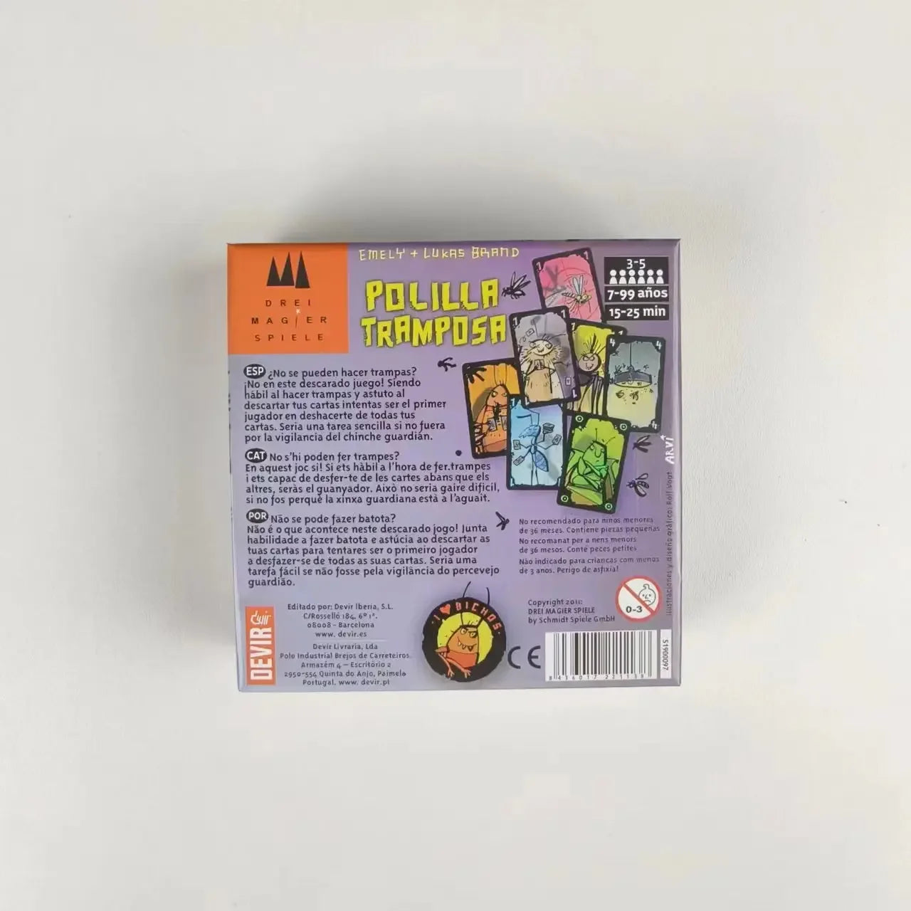 Cheating Moth Spanish Card Game For Adults Children Juegos De Mesa Español Polilla Tramposa Board Games For Family Party Games