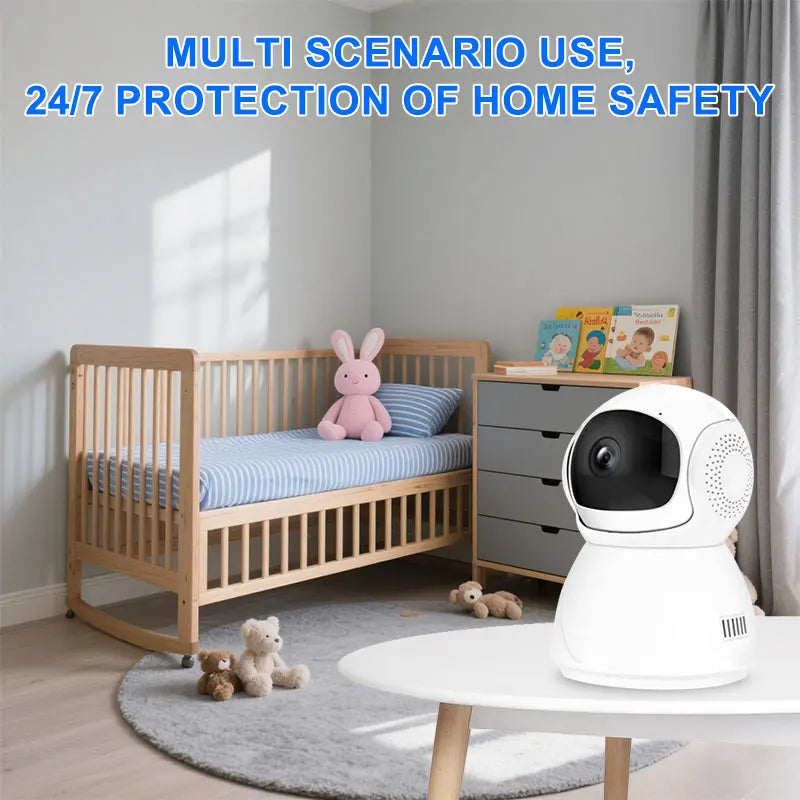 Wireless PTZ Camera Indoor IP Camera Wi-Fi Surveillance for Home Security Camera Night Vision CCTV Camera Pet Dog Camera