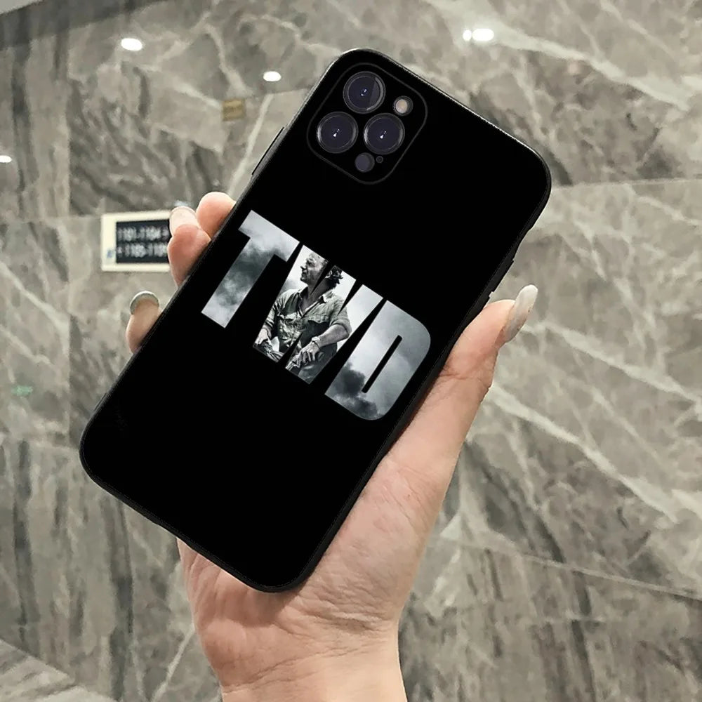 The Walking Dead Phone Case For iPhone 15 14 11 12 13 Mini Pro XS Max Cover 6 7 8 Plus X XR SE 2020 Funda Shell