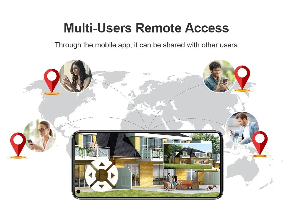 4G Solar Camera V380 Pro 3 Lens LED Street Lamp CCTV AI Human Detection Surveillance Waterproof Outdoor Monitor Built-in Battery