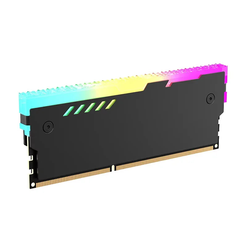 PC Memory Heatsink RM-1 RAM Cooling Vest 5V-3PIN ARGB RAM Heatsink Aura Sync for Desktop Computer Memory DDR3 DDR4 DDR5 DDR2