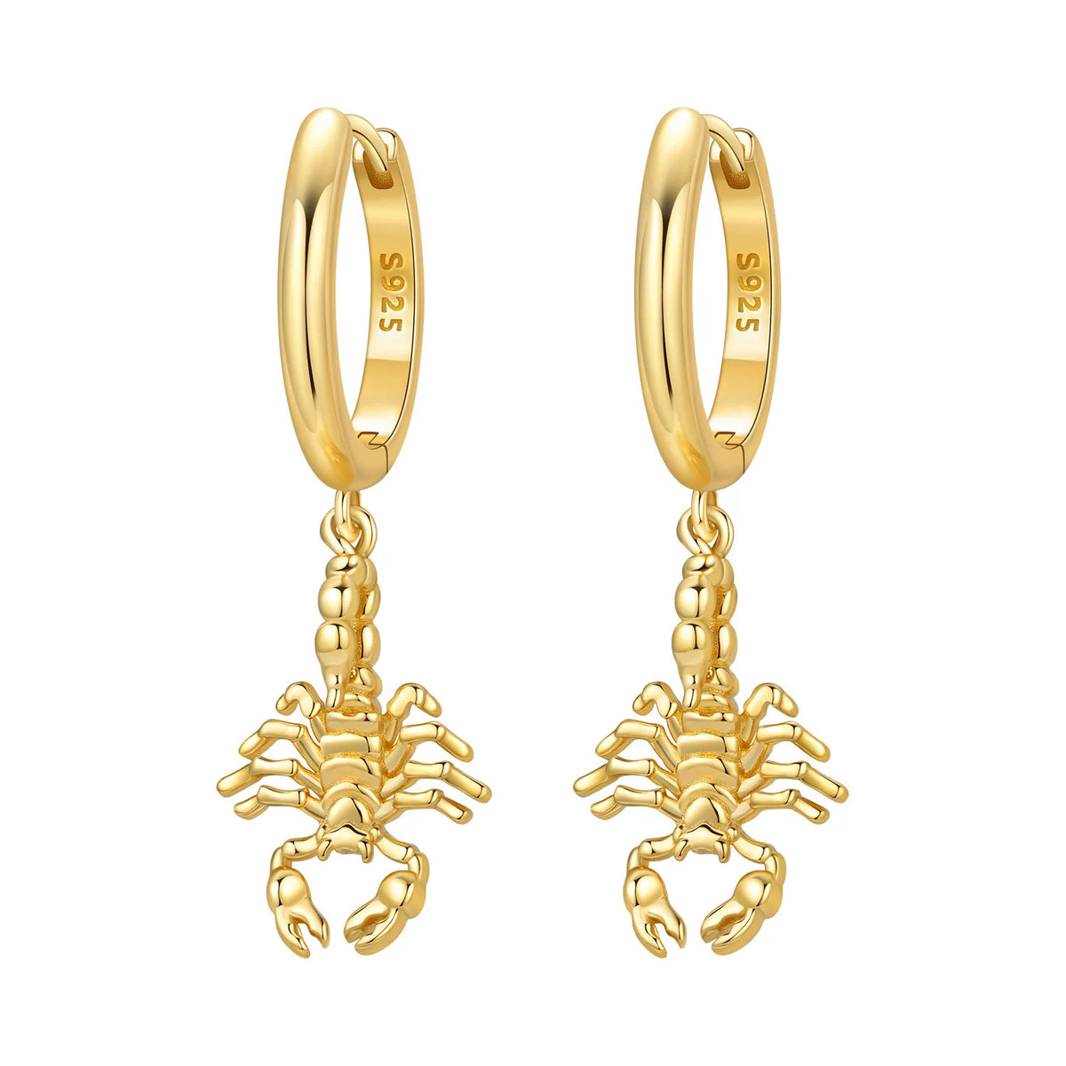 Orstarry 925 Sterling Silver 18K Gold Heart-shaped Zircon Drop Earrings Women Earrings Fashion Party Original Jewelry Gifts