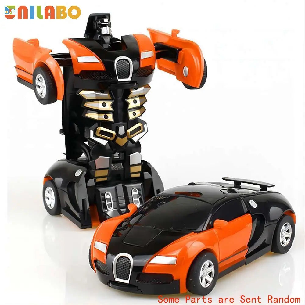 Amazing Transforming Sports Car Deformation Toy, Inertial Sliding Racing Bike, Automatic Transform, Incredible Boys Gift Idea!