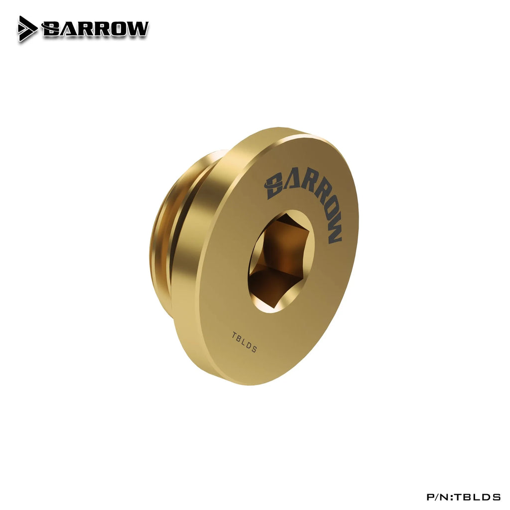Barrow G1/4'' Plug Brass Sealing Lock Dragon Logo Special Edition Cooler Plug Computer Water Cooling Accessories Fitting